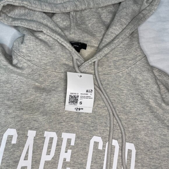 Forever 21 Unisex Cape Cod Graphic Hoodie – Gray Pullover Sweatshirt – Size S – - Picture 2 of 8